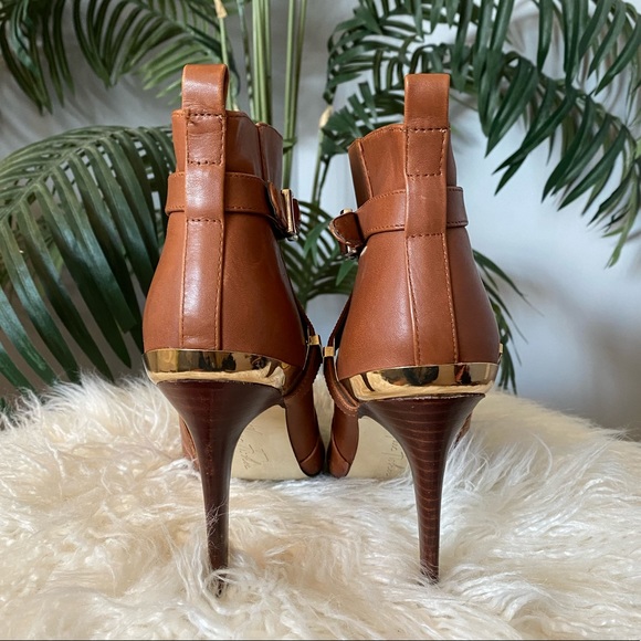 Marc Fisher Cognac Booties - Picture 3 of 6
